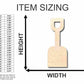 Unfinished Wood Kids Sand Shovel Shape - Ocean - Beach - Nursery - Craft - up to 46" DIY