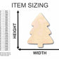 Unfinished Wood Simple Christmas Tree Shape - Craft - up to 46" DIY