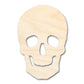 Unfinished Wood Skull Shape - Halloween - Spooky - Craft - up to 46" DIY