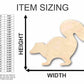 Unfinished Wood Skunk Shape - Animal - Craft - up to 46" DIY