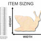 Unfinished Wood Snail Shape - Insect - Animal - Wildlife - Craft - up to 46" DIY