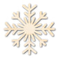 Unfinished Wood Snowflake Shape | Winter Decor | DIY Craft Cutout | up to 46" DIY