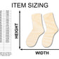 Unfinished Wood Socks Shape - Craft - up to 46" DIY