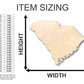 Unfinished Wood South Carolina Shape - State - Craft - up to 46" DIY