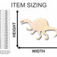 Unfinished Wood Spinosaurus Shape - Dinosaur - Craft - up to 46" DIY