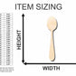 Unfinished Wood Spoon Shape - Kitchen - Craft - up to 46" DIY