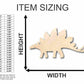 Unfinished Wood Stegosaurus Shape - Dinosaur - Craft - up to 46" DIY