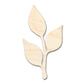 Unfinished Wood Stem and Leaf Shape - Plant Craft - up to 46" DIY
