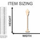 Unfinished Wood Street Lamp Shape - Craft - up to 46" DIY