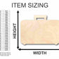 Unfinished Wood Suitcase Shape - Craft - up to 46" DIY