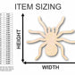 Unfinished Wood Tarantula Shape - Insect - Animal - Wildlife - Craft - up to 46" DIY