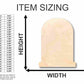 Unfinished Wood Tombstone Shape - Graveyard - Halloween - Craft - up to 46" DIY