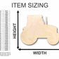 Unfinished Wood Tractor Shape - Farm - Craft - up to 46" DIY