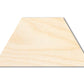 Unfinished Wood Trapezoid Shape - Craft - up to 46" DIY