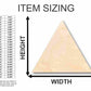 Unfinished Wood Triangle Shape - Craft - up to 46" DIY