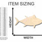 Unfinished Wood Tuna Fish Shape - Ocean - Craft - up to 46" DIY