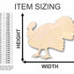 Unfinished Wood Turkey Shape - Thanksgiving - Bird - Animal - Craft - up to 46" DIY