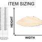 Unfinished Wood Tutu Shape - Craft - up to 46" DIY