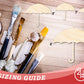 Unfinished Wood Umbrella Shape | Spring Rain | DIY Craft Cutout | up to 46"