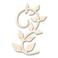 Unfinished Wood Vine Shape - Plant Craft - up to 46" DIY