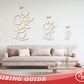 Unfinished Wood Vine Shape - Plant Craft - up to 46" DIY