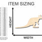 Unfinished Wood Wallaby Shape - Australia - Animal - Craft - up to 46" DIY