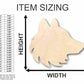 Unfinished Wood Wolf Head Shape - Animal - Wildlife - Craft - up to 46" DIY
