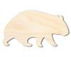 Unfinished Wood Wombat Shape - Craft - up to 46" DIY