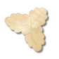 Unfinished Wood Etched Holly Shape | Paint By Line Crafts | up to 30" DIY