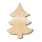 Unfinished Wood Etched Simple Tree Shape | Paint By Line Crafts | up to 30" DIY
