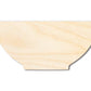 Unfinished Wood Bowl Shape - Kitchen Craft - up to 46" DIY