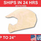Unfinished Wood Dirt Bike Helmet Silhouette - Craft- up to 46" DIY