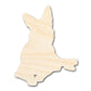 Unfinished Wood Dog Shape - up to 46"