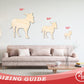 Unfinished Wood Donkey Shape - Animal Craft - up to 46" DIY