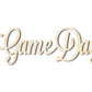 Unfinished Wood Game Day Shape - Word Craft - up to 46"