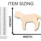 Unfinished Wood Goat Silhouette - Craft- up to 46" DIY