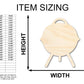 Unfinished Wood Charcoal Grill Shape - Craft - up to 46" DIY