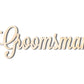 Unfinished Wood Groomsman Shape - Word Craft - up to 46"