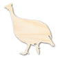 Unfinished Wood Guinea Fowl Shape - Craft - up to 46" DIY