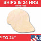 Unfinished Wood Hat Silhouette - Craft- up to 46" DIY