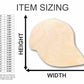 Unfinished Wood Hat Silhouette Cutout - Craft- up to 46" DIY