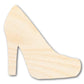 Unfinished Wood High Heel Shoe Shape - Craft - up to 46" DIY