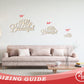 Unfinished Wood Hello Beautiful Shape - Word Craft - up to 46"
