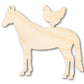 Unfinished Wood Horse and Chicken Shape - Farm Craft - up to 46" DIY