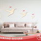 Unfinished Wood Hummingbird Shape - Garden Wildlife Craft - up to 46" DIY