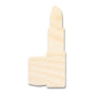 Unfinished Wood Lipstick Shape - Craft - up to 46" DIY