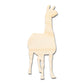 Unfinished Wood Alpaca Shape - Craft - up to 46" DIY