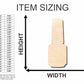 Unfinished Wood Polish Silhouette - Craft- up to 46" DIY