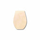 Unfinished Wood Wine Glass Silhouette - Craft- up to 46" DIY