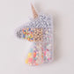 Mystical Unicorn Classic Alphabet Letter Bead with Rainbow Beads Stretchy Bracelet DIY Box